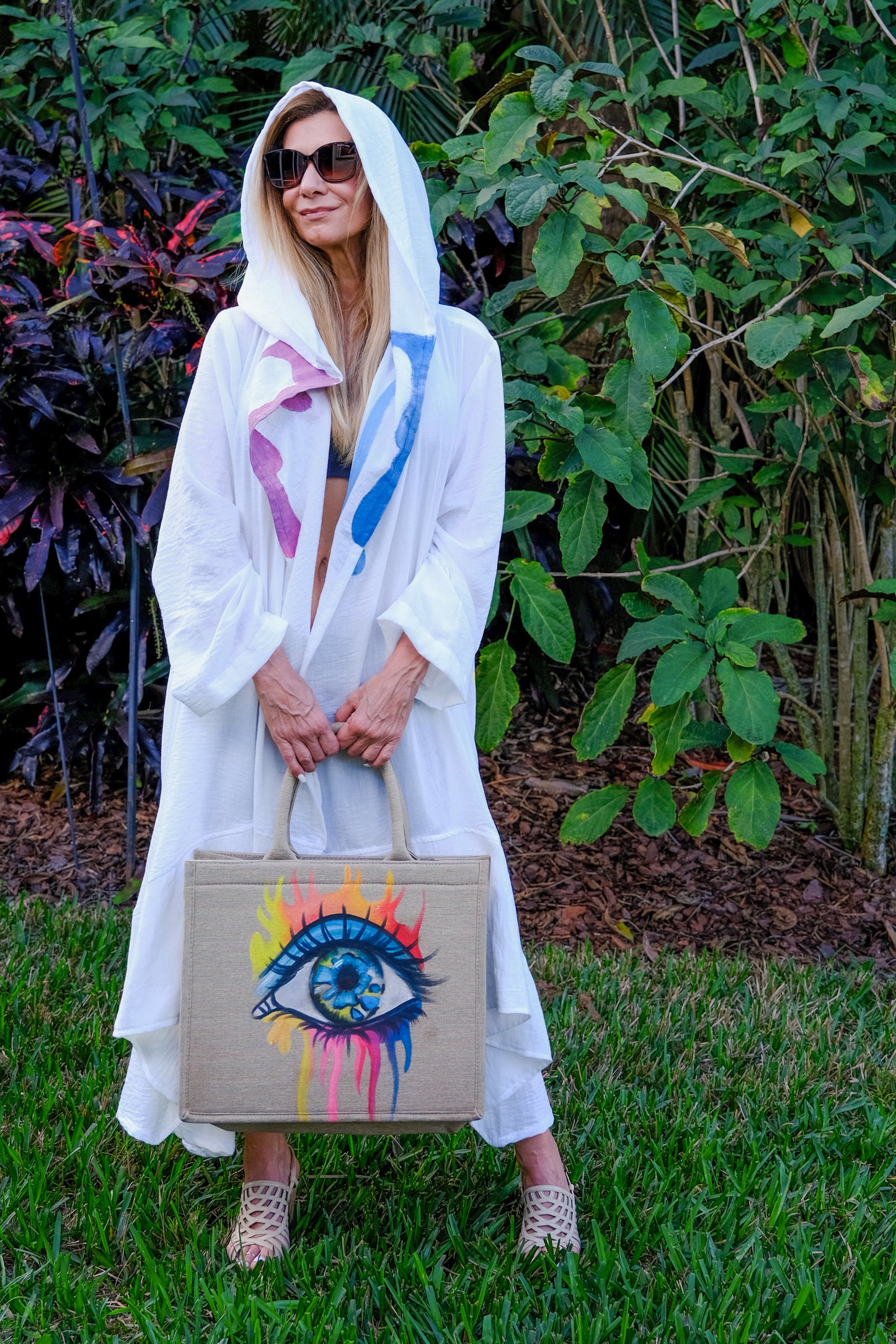 Aphrodite hand painted kimono