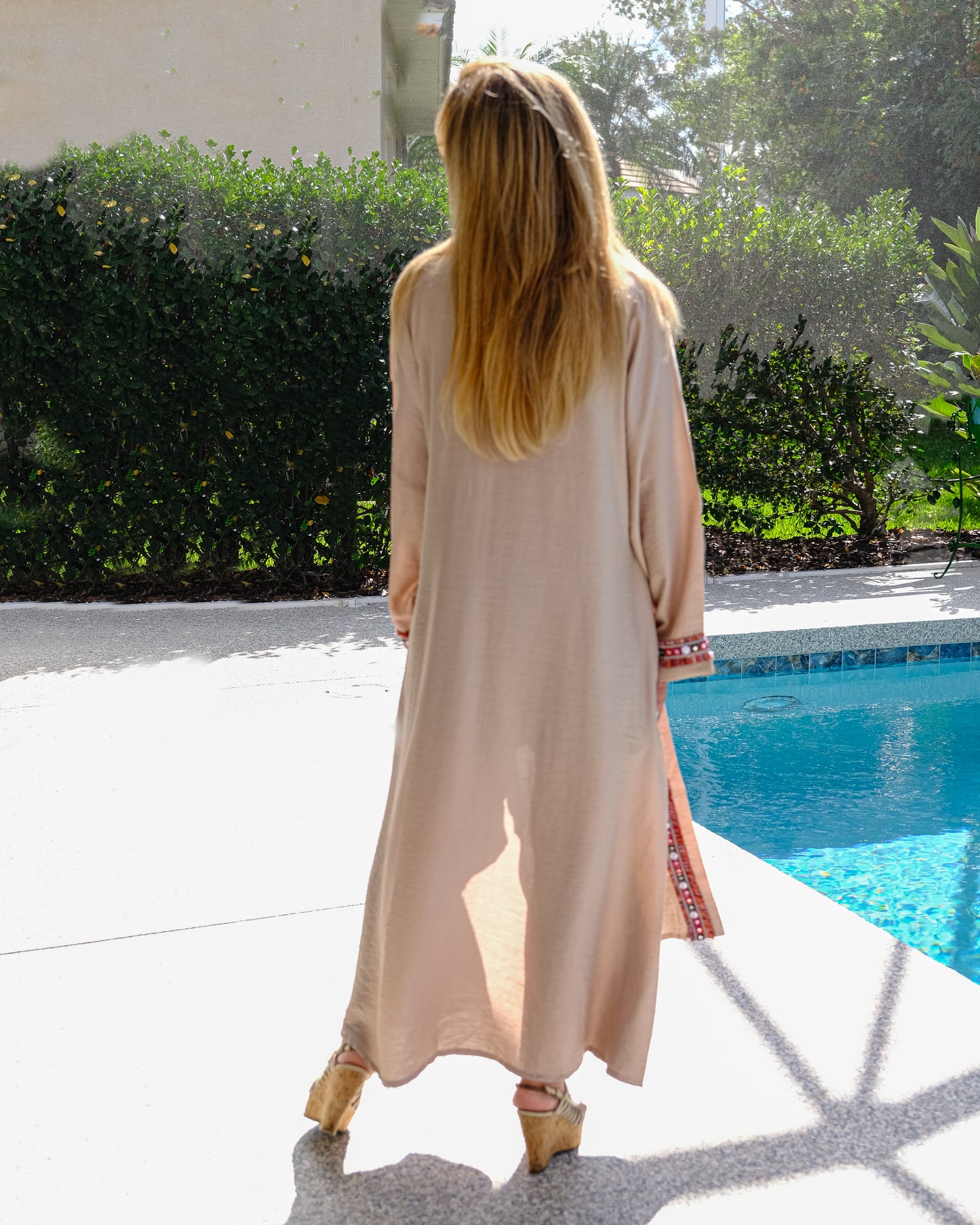 Luna Abaya - Sand