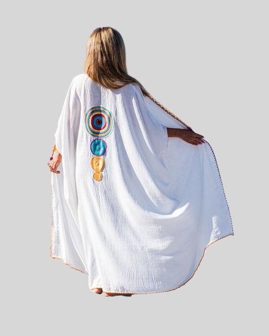 Arwen Abaya - White