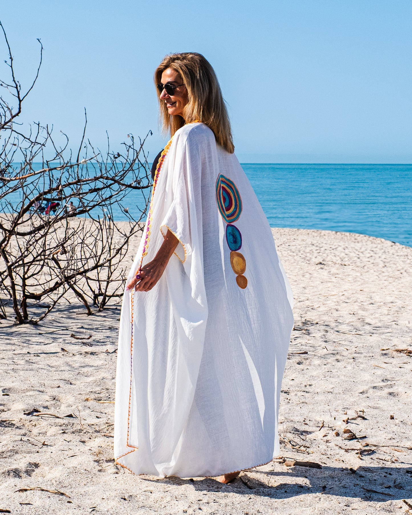 Arwen Abaya - White