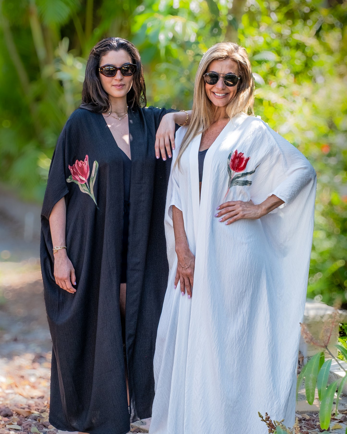 Rose Abaya White