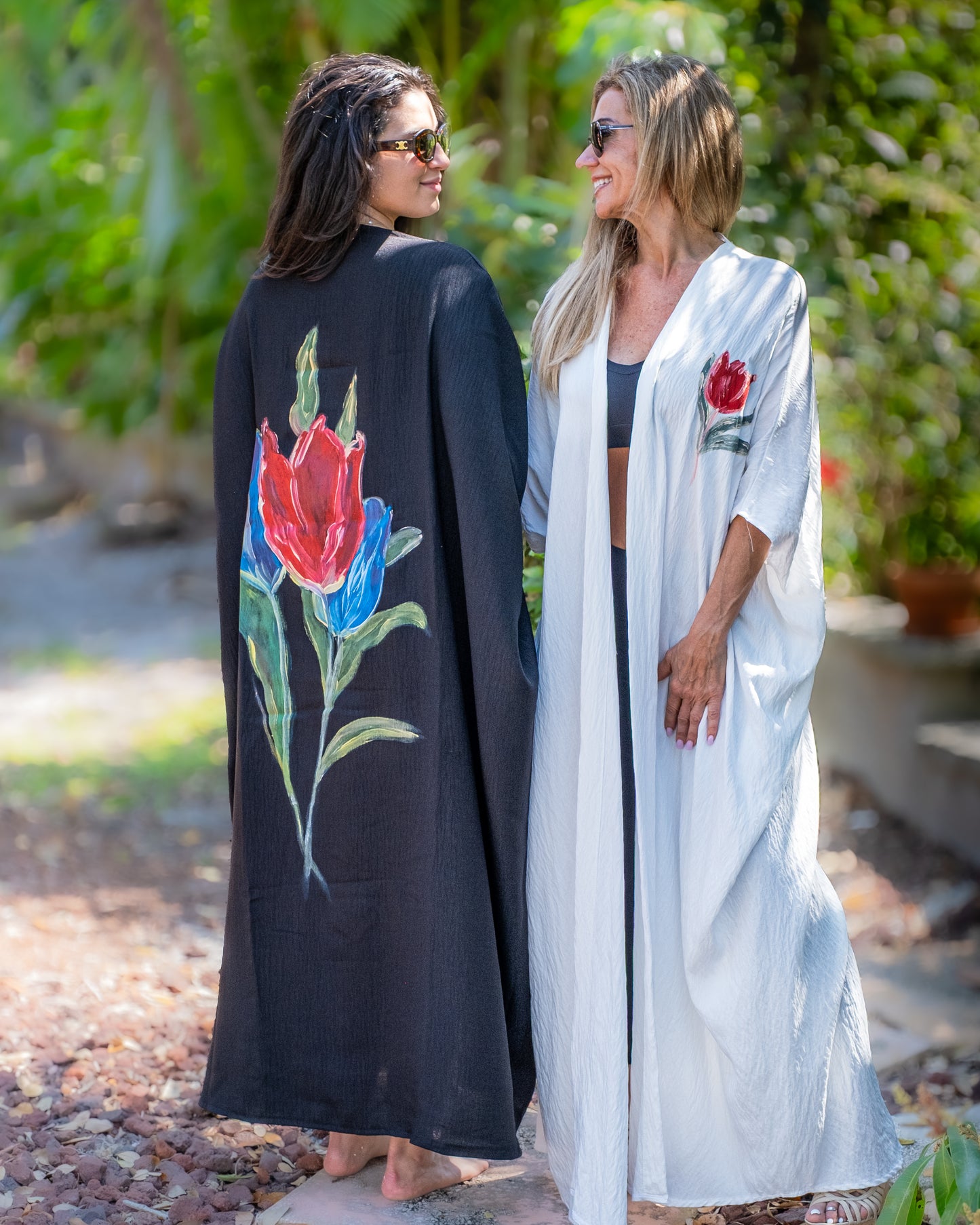 Rose Abaya White