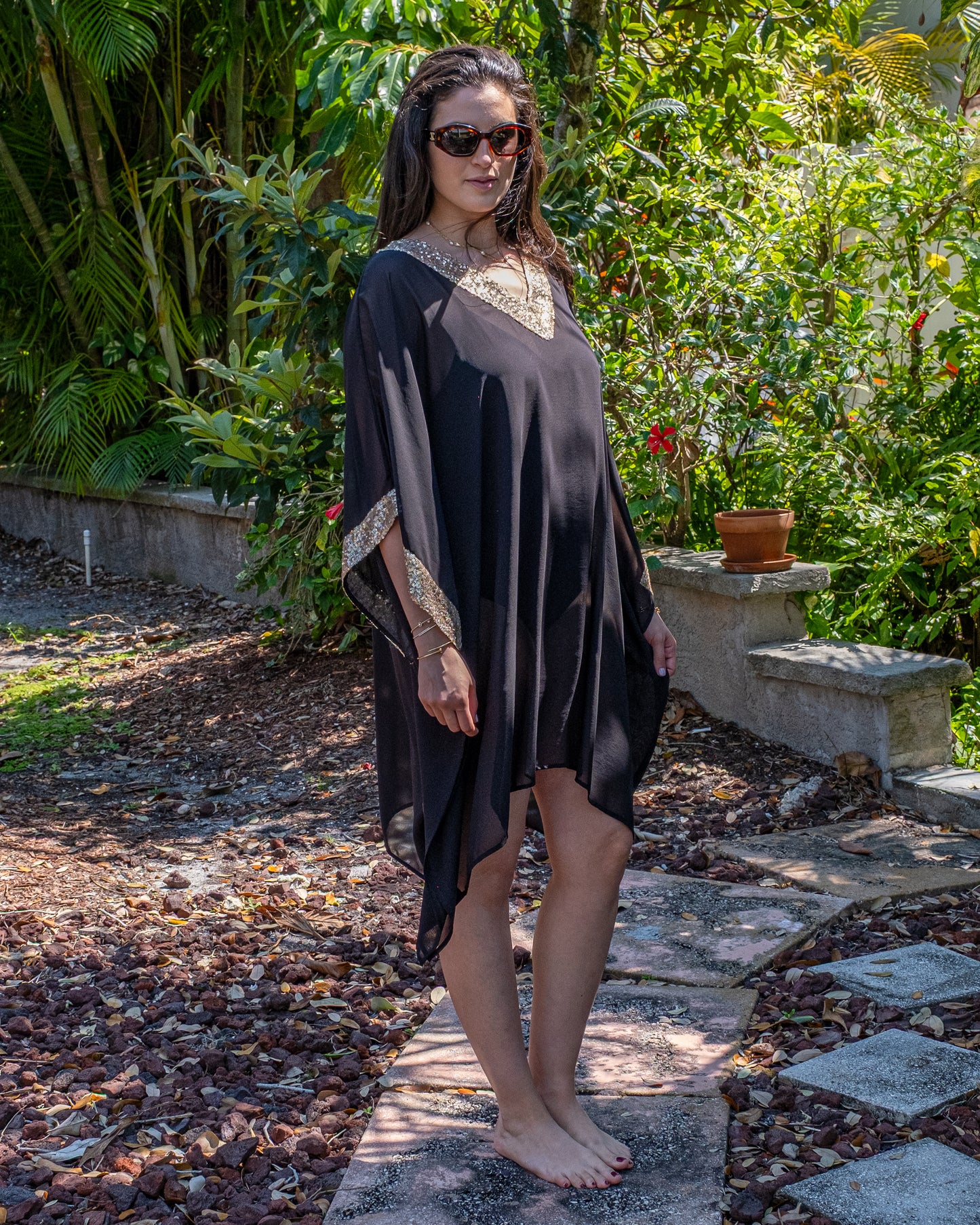 Tina Kaftan black