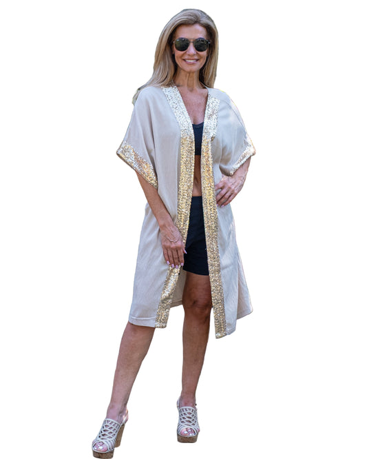 Neoma Kaftan- Sand ( Short )