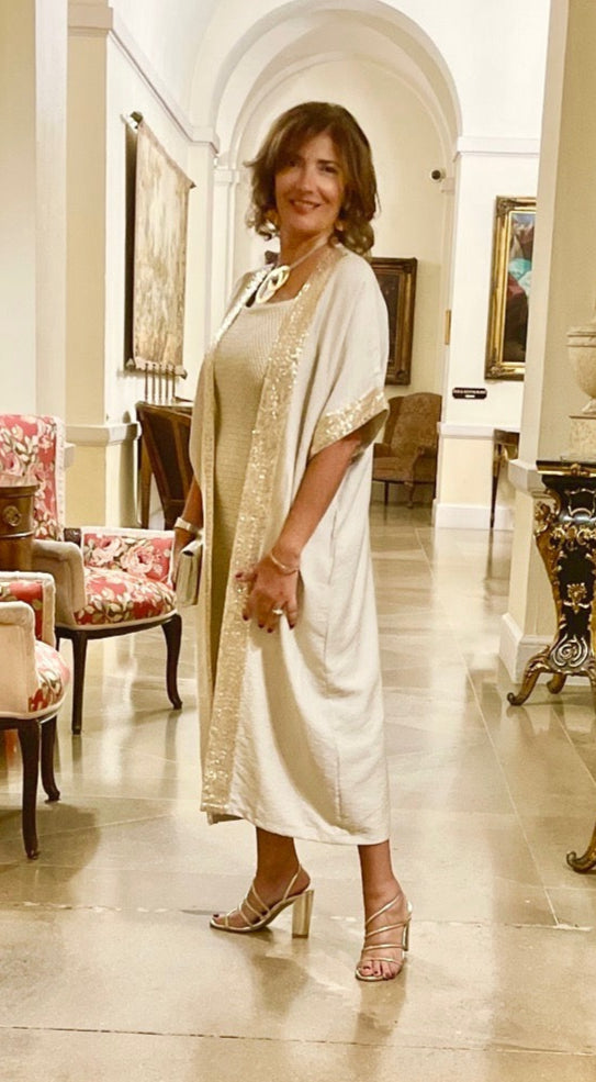 Beatrix Taupe Abaya