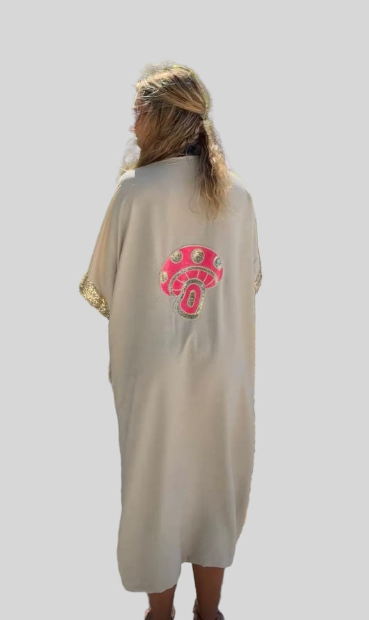 Beatrix Taupe Abaya
