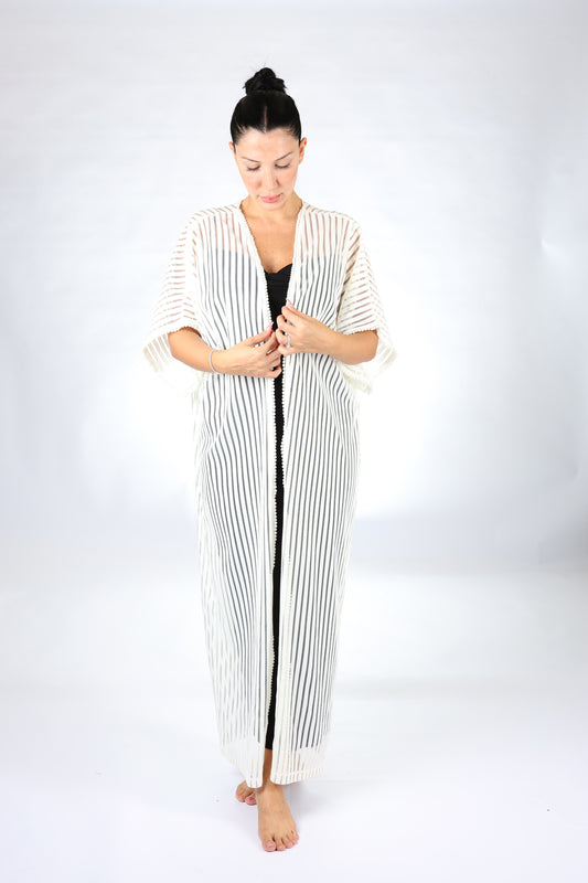 Ameera Abaya -White