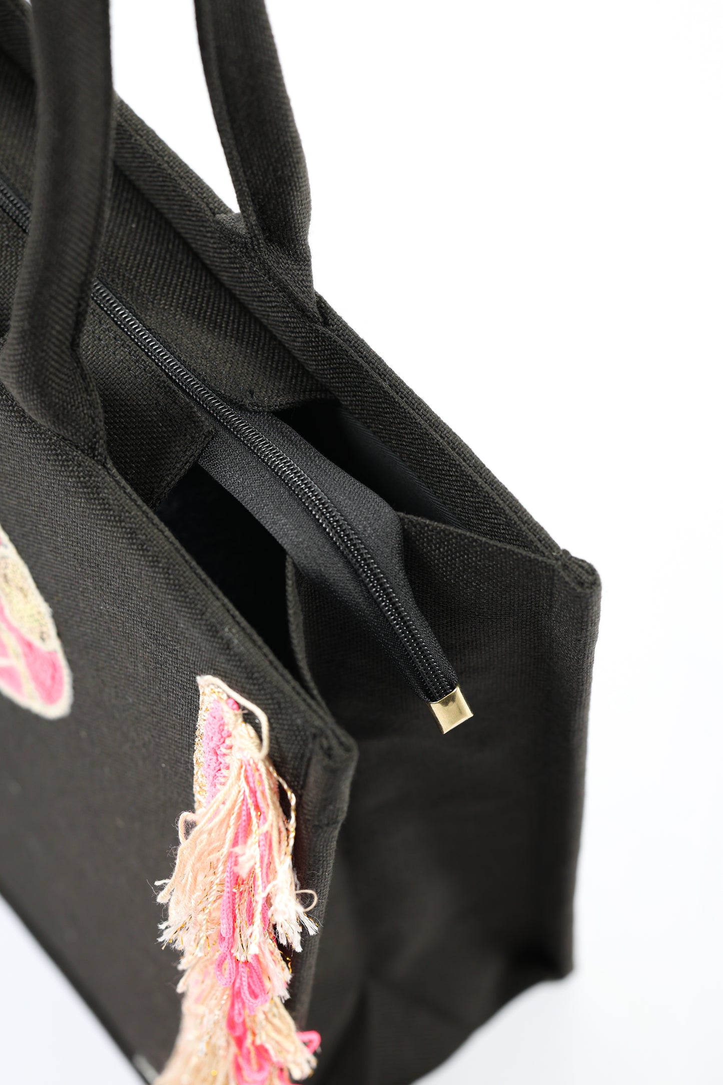 Beatrix Black Tote Bag