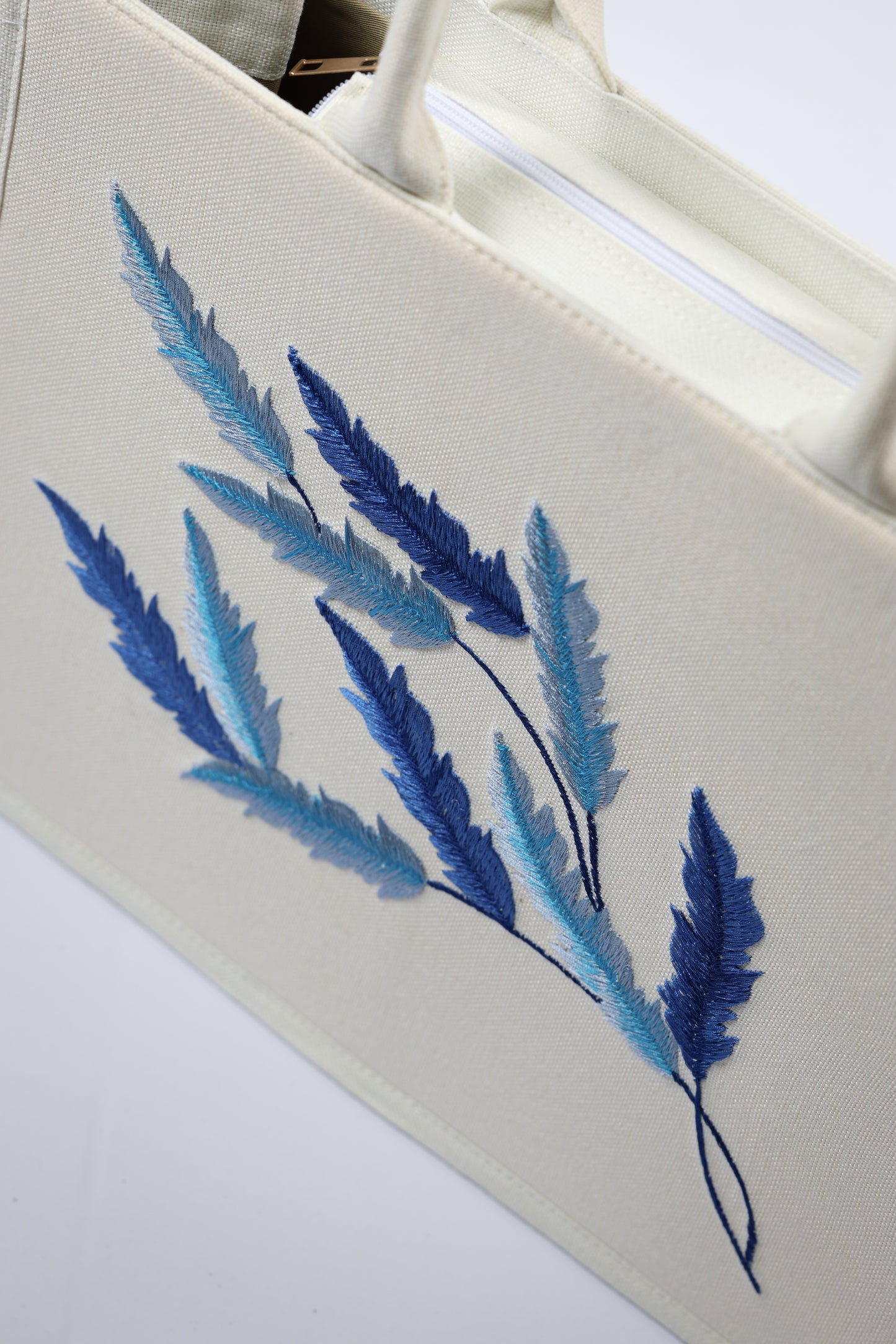 Teria Blue Tote Bag