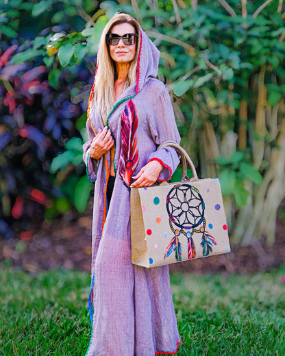 Dream Catcher Kaftan - Taupe
