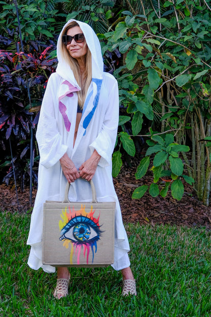 Aphrodite hand painted kimono