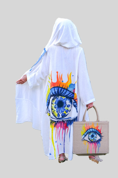 Aphrodite hand painted kimono