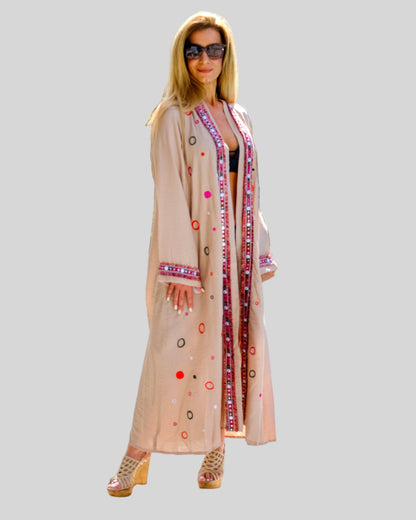 Luna Abaya - Sand