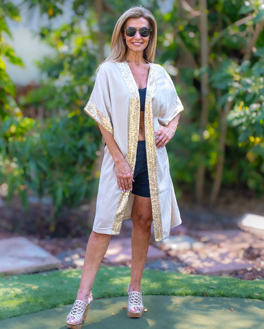 Neoma Kaftan- Sand ( Short )