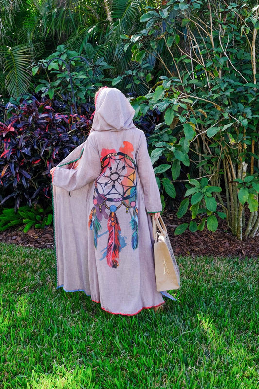 Dream Catcher Kaftan - Taupe