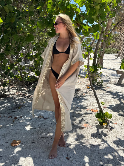 Beatrix Taupe Abaya