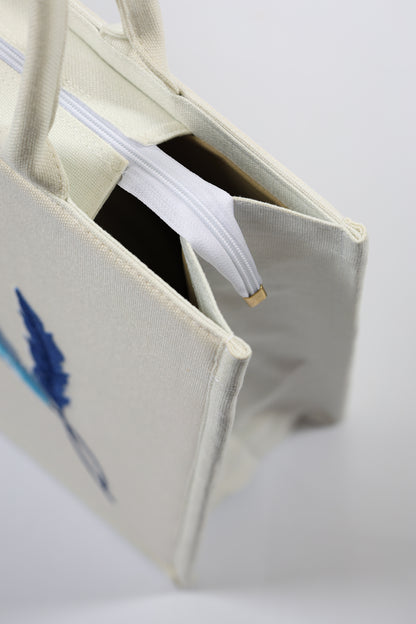 Teria Blue Tote Bag