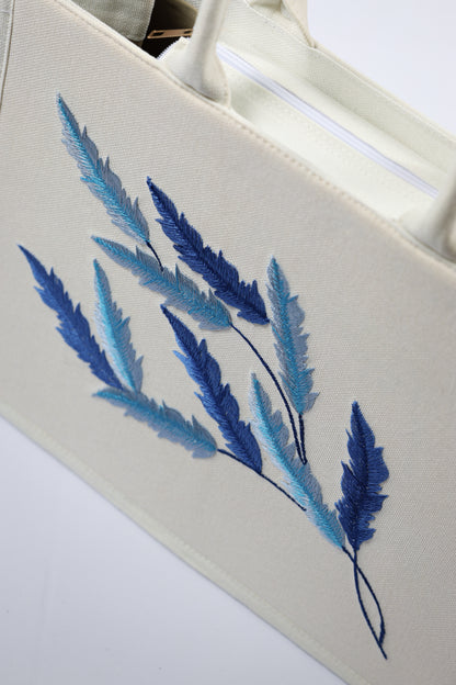 Teria Blue Tote Bag